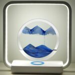 13477 3D Wireless Charging LED Light USB Quicksand Painting Lamp for Bedroom - Front View by Nari Haat, Indian ethnic...