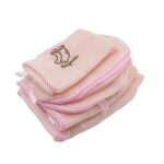 Zippered Mesh Laundry Wash Bags for Delicates & Lingerie (5 Pc Set) - Full Detail by Nari Haat, Indian ethnic wear, w...