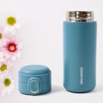 Stainless Steel Insulated Vacuum Bottle With Insulated Cap Lock (320ml Approx) - Sleeve Design by Nari Haat, Indian e...