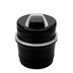 Portable Car Ashtray with Lid and Blue LED Light (1 Pc / With Color Box) - Sleeve Design by Nari Haat, Indian ethnic ...