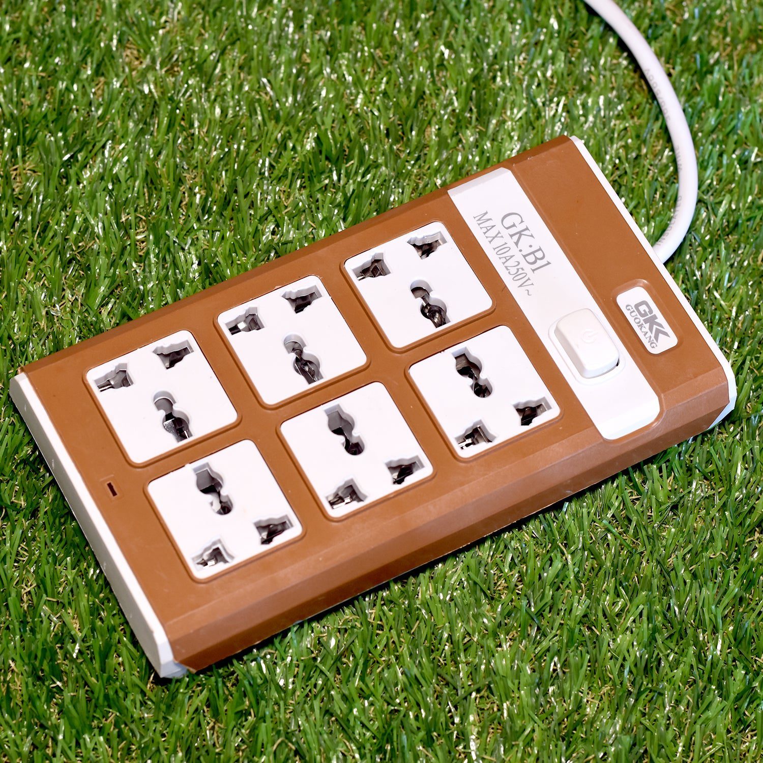 05_45b1d137-71bf-4e5d-85fd-1b8d96da5b69.jpg Extension Board 250V 6 Way Extension Board (10m) - Front View by Nari Haat, Indian ethnic wear, women clothing, desig...