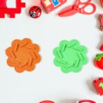 Small Magic air spinner, Plastic Promotional Spinning Toys (1 Pc) - Closeup Embroidery by Nari Haat, Indian ethnic we...