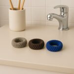 Tyre Shape Hair Rubber Bands Pack of 3 (Multicolour), Hair accessories - Sleeve Design by Nari Haat, Indian ethnic we...