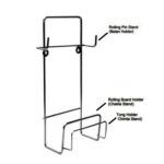 Chakla, Belan, Chimta Stand Multi-Purpose Rack for Kitchen (1 Pc ) - Neckline Detail by Nari Haat, Indian ethnic wear...