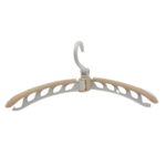 Portable Folding Clothes Hanger (1 Pc): 360° Rotation, Travel, Adjustable - Back View by Nari Haat, Indian ethnic we...