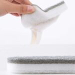 Cleaning Brush Creative Triangle Kitchen Brush Bathroom Cleaning Tool Cleaning Brush - Neckline Detail by Nari Haat, ...