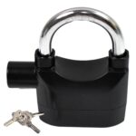 Plastic Body Waterproof Siren Alarm Smart Alarm Lock & 3 Keys (1 Set) - Sleeve Design by Nari Haat, Indian ethnic wea...