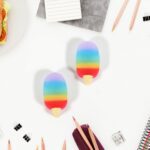 Jelly Popsicle Erasers – Cute & Fancy Mini Erasers for Kids (2 Pc Set, Mix Design) - Full Detail by Nari Haat, Indi...