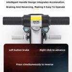 Electric Suitcase Smart Scooter – Riding Luggage with Removable Power (1 Pc) - Neckline Detail by Nari Haat, Indian...