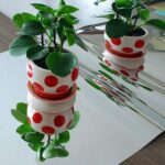 3D Mirror Wall Stickers Decorative Mirror Paper for Home, Living Room  (100×50 Cm ) - Fabric Detail by Nari Haat, In...