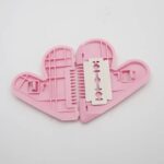 Heart Shape Plastic Hair Cutting Scissors (1 Pc / With Card Packing) - Fabric Detail by Nari Haat, Indian ethnic wear...