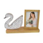 Duck Shape Cystal Led Lamp & Photo Frame Night Lamp | Wedding Gift | love couple - Sleeve Design by Nari Haat, Indian...