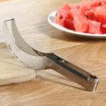 3-in-1 Watermelon Knife Set – Cantaloupe Slicer, Corer & Fruit Cutter - Fabric Detail by Nari Haat, Indian ethnic w...