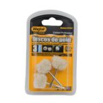 Cotton Polishing Buffing Wheel for Dremel Polishing Kit (3 Pc Set) - Sleeve Design by Nari Haat, Indian ethnic wear, ...