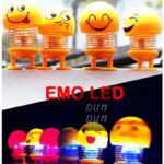 Emoji Shake Car Dashboard Doll Dance for Car interior Decoration With LED Light - Neckline Detail by Nari Haat, India...