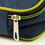 Bite Lunch Box, with Insulated Fabric Lunch Bag & Plastic Spoon, Fork - Closeup Embroidery by Nari Haat, Indian ethni...