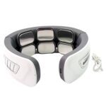 6 Heads Smart Electric Neck and Back Pulse Massager Wireless (1 Pc) - Fabric Detail by Nari Haat, Indian ethnic wear,...