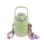 Stainless Steel Mug / Bottle Vacuum Insulated Cup With Handle (1200 ML) - Sleeve Design by Nari Haat, Indian ethnic w...