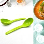Plastic Kitchen Ladle for Frying, Curry & Serving Food (2 Pc Set) - Neckline Detail by Nari Haat, Indian ethnic wear,...