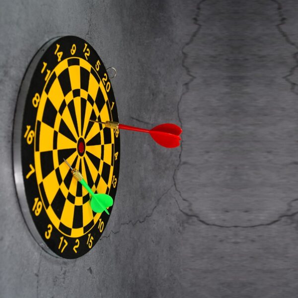 Small Dart Board with 2 Darts – Sports & Indoor Game for Kids - Front View by Nari Haat, Indian ethnic wear, women ...