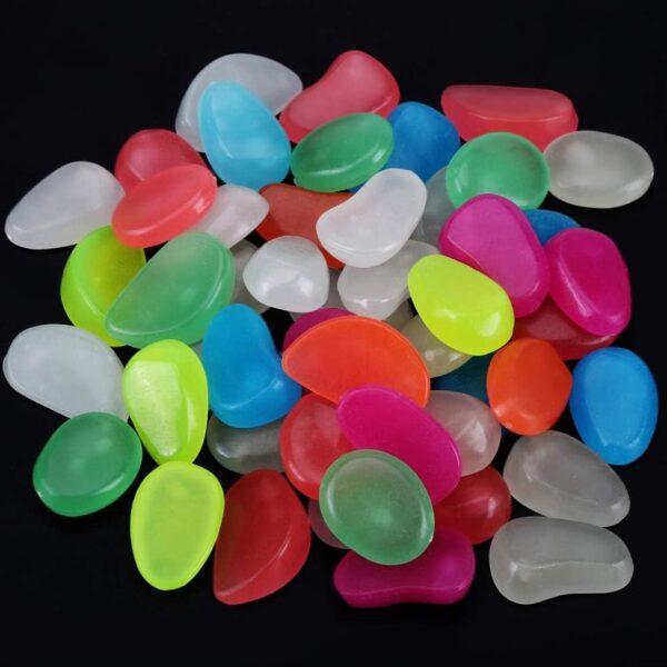 Multi-Color Decorative Stone for Garden Stone Set - Front View by Nari Haat, Indian ethnic wear, women clothing, desi...