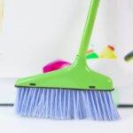 HANDLE DUSTPAN AND BRUSH FOR SWEEPING & CLEANING DUST, Supdi - Neckline Detail by Nari Haat, Indian ethnic wear, wome...