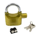 Security Alarm Metallic Lock System with 3 Keys (1 Set / Mix Color) - Sleeve Design by Nari Haat, Indian ethnic wear,...