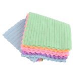 Pack of 5 Microfiber Cleaning Pochha Super Absorbent Microfiber Cleaning Cloth - Sleeve Design by Nari Haat, Indian e...