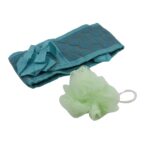Bath Shower Scrubber Set – Dual-Sided Loofah Sponge & Bath Brush Deep Clean (2 Pcs) - Neckline Detail by Nari Haat,...