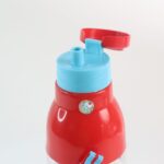 900ml Insulated Water Bottle with Dori & Straw: Leakproof, BPA-Free, Sports Bottle - Back View by Nari Haat, Indian e...
