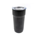 Stainless Steel Vacuum Insulated Travel Mug with Lid (1 Pc) - Coffee, Tea, Tumbler (1 Pc) - Back View by Nari Haat, I...