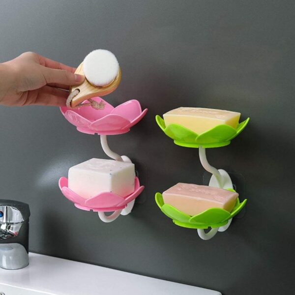 Double Layer Self Draining Soap Dish