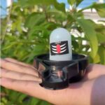 Water Sensor LED Shivling Idol for Pooja & Festivals - Closeup Embroidery by Nari Haat, Indian ethnic wear, women clo...