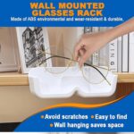 Sunglass Wall Organizer with Adhesive Stickers (2 Pc Set) - Fabric Detail by Nari Haat, Indian ethnic wear, women clo...