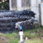 Rotating Irrigation Sprinkler Plastic Spray Nozzle, Butterflies Rain Shaped (1 Pc) - Fabric Detail by Nari Haat, Indi...