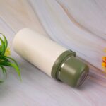 Stainless Steel Mug / Bottle Vacuum Insulated Cup Handle, Small Cup & Straw (650 ML) - Back View by Nari Haat, Indian...