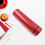 Printed Smart Vacuum Insulated Water Bottle with LED Temperature Display (1 Pc / 500 ML Approx / Multicolor) - Back V...