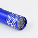 Portable Mini Torch – 9 LED Pocket Flashlight, Battery Operated (Mix Color) - Back View by Nari Haat, Indian ethnic...