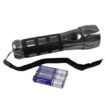 Aluminium Led/Xenon rubber grip Handtourch (3*1.5V AAA batteries / Not Included) - Back View by Nari Haat, Indian eth...