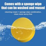 Shoe Cleaning Cream – Stain Remover for Sneakers, White Rubber Sole & Polish (260g) - Neckline Detail by Nari Haat,...