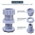 Washing machine support, anti vibration washing machine support adjustable washer anti vibrasion pads, washer & dryer...
