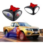 2 in 1 Car Blind Spot Mirror 360 Rotation Adjustable HD Glass (1 Pc) - Front View by Nari Haat, Indian ethnic wear, w...