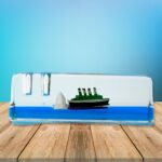 Floating Water Cruiser Ship Car Dashboard Decoration