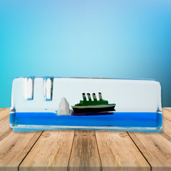 Floating Water Cruiser Ship Car Dashboard Decoration