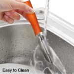 Wooden Handle and Stainless Steel Vegetable Peeler - Neckline Detail by Nari Haat, Indian ethnic wear, women clothing...