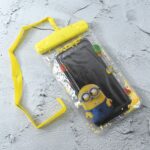 Waterproof Phone Pouch with Belt for All Android & iPhone Models (Mix Color) - Neckline Detail by Nari Haat, Indian e...