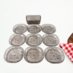 Plastic Household Plates Dinner Plates Dish Tray Skewer Bone Plate Set (10 Pcs Set) - Sleeve Design by Nari Haat, Ind...