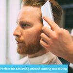 Ergonomic Flat Top Hair Clipper Comb – Styling Brush & Comb Tool (1 Pc) - Neckline Detail by Nari Haat, Indian ethn...