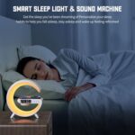 Smart Alarm Clock with G-Shape RGB Light Bluetooth Speaker, Wireless Charging (1 Pc) - Neckline Detail by Nari Haat, ...