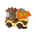 Dinosaur Car Toy with Humidifier Sound and Light (1 Pc) - Sleeve Design by Nari Haat, Indian ethnic wear, women cloth...